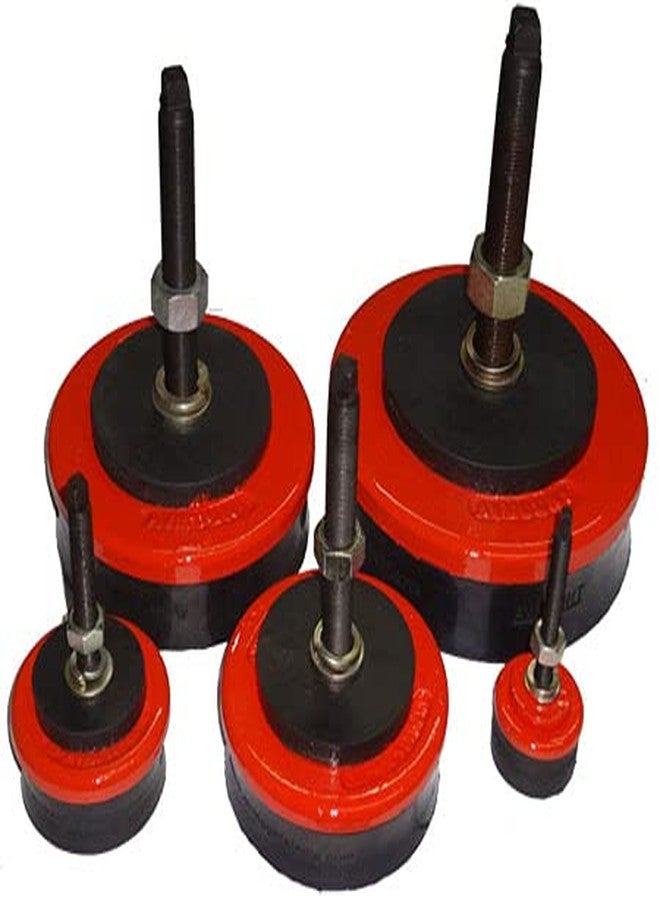 Aicon Anti Vibration Mountings Pads With M12 x 1.5 Bolt & Nut - 85mm Dia/Pack of 4 Pcs - Image 3